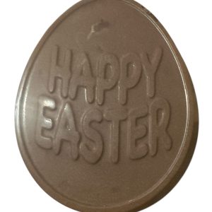 Large Luxury Happy Easter Dog "Chocolate" Slab – Finished with Chicken Crumb